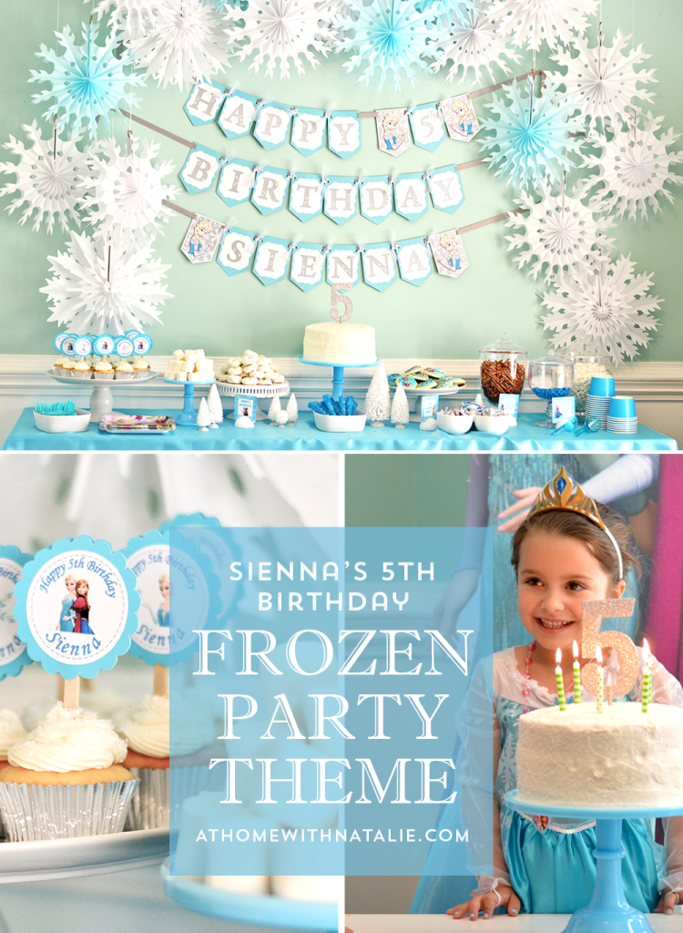 FROZEN PARTY-ATHOMEWITHNATALIE