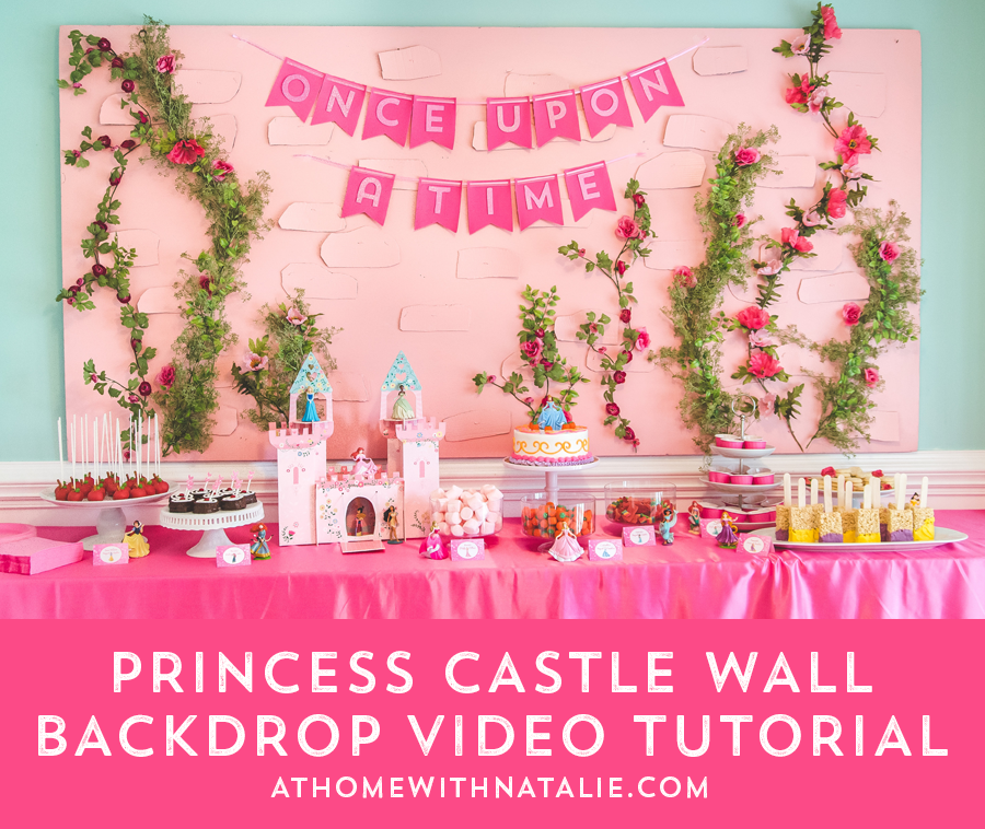 Castle Backdrop Tutorial-AtHomeWithNatalie