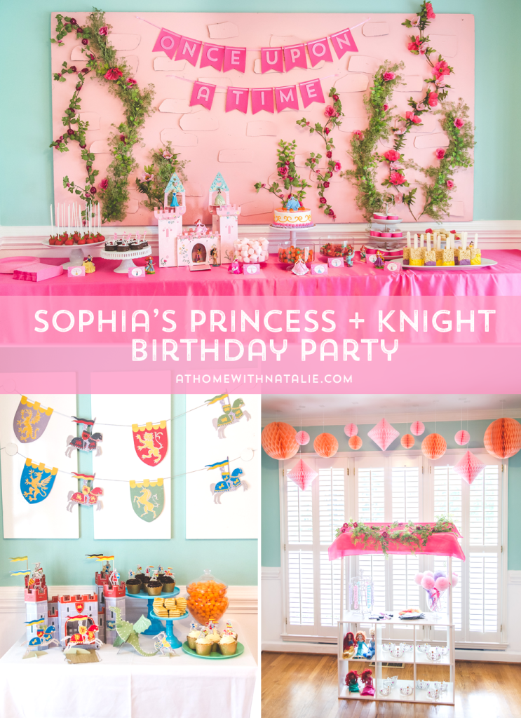 PRINCESS AND KNIGHTS PARTY-ATHOMEWITHNATALIE