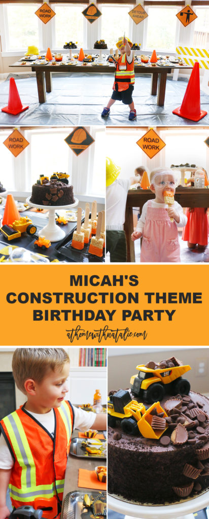 construction theme birthday party - athomewithnatalie 01