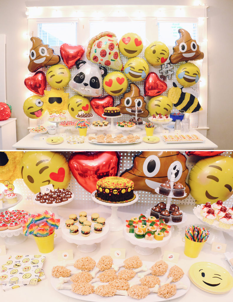 Emoji Birthday Party-AtHomeWithNatalie 1