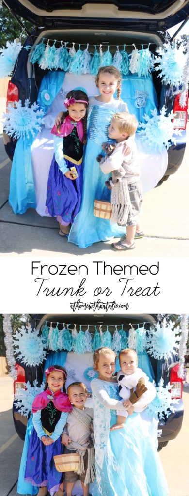 frozen themed trunk or treat-athomewithnatalie
