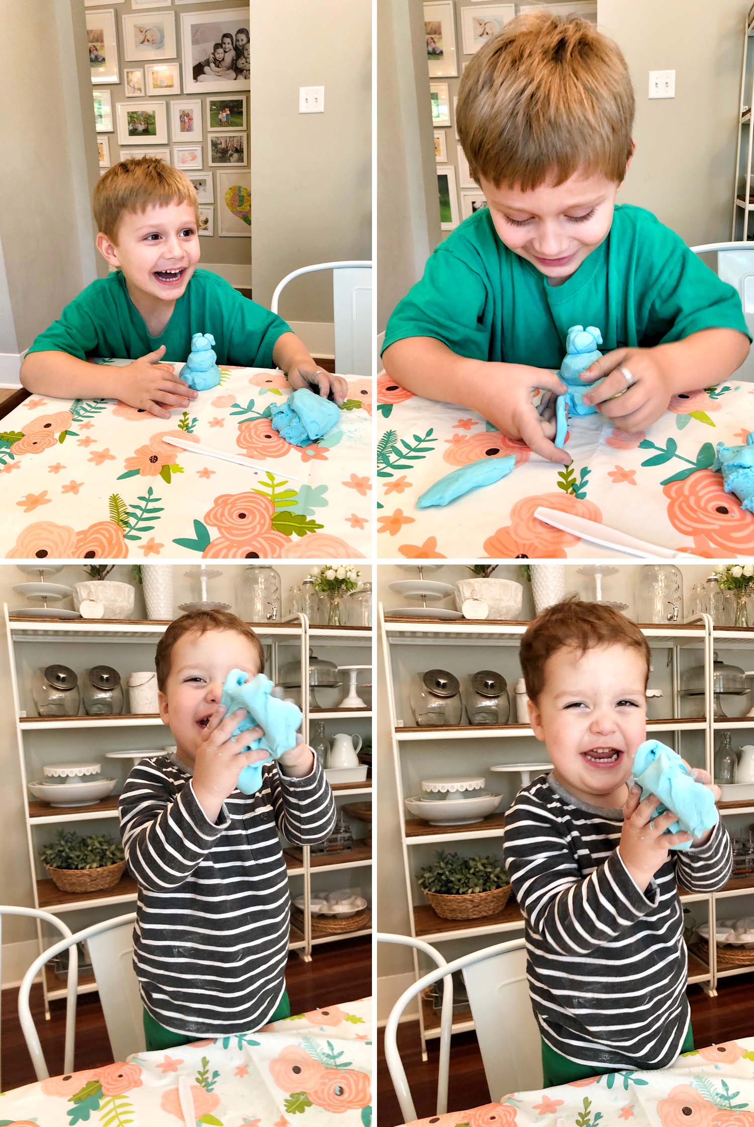 Silky and stretchy playdough - Laughing Kids Learn