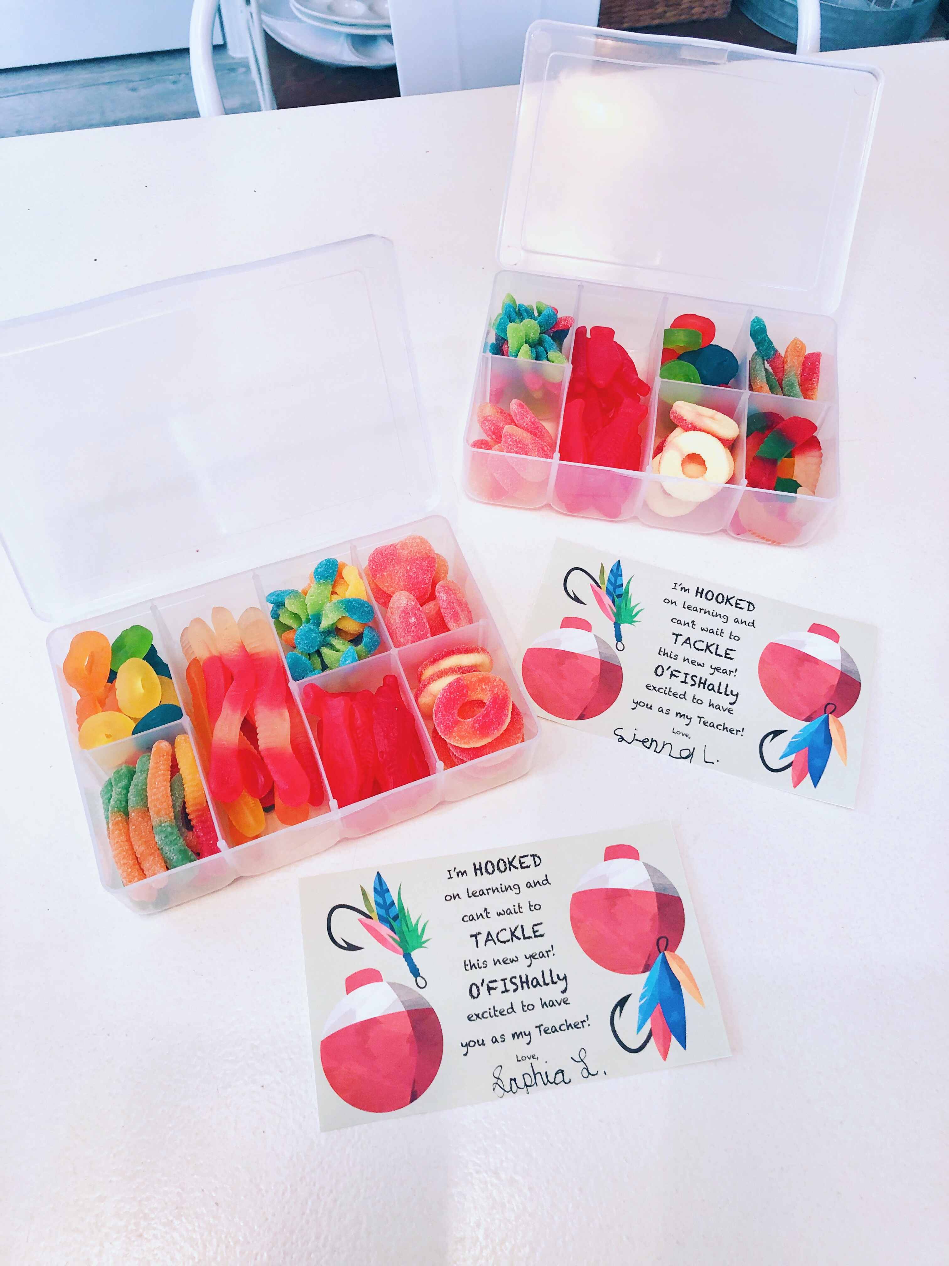 Candy Tackle Box Teacher Gift- Printable – At Home With Natalie