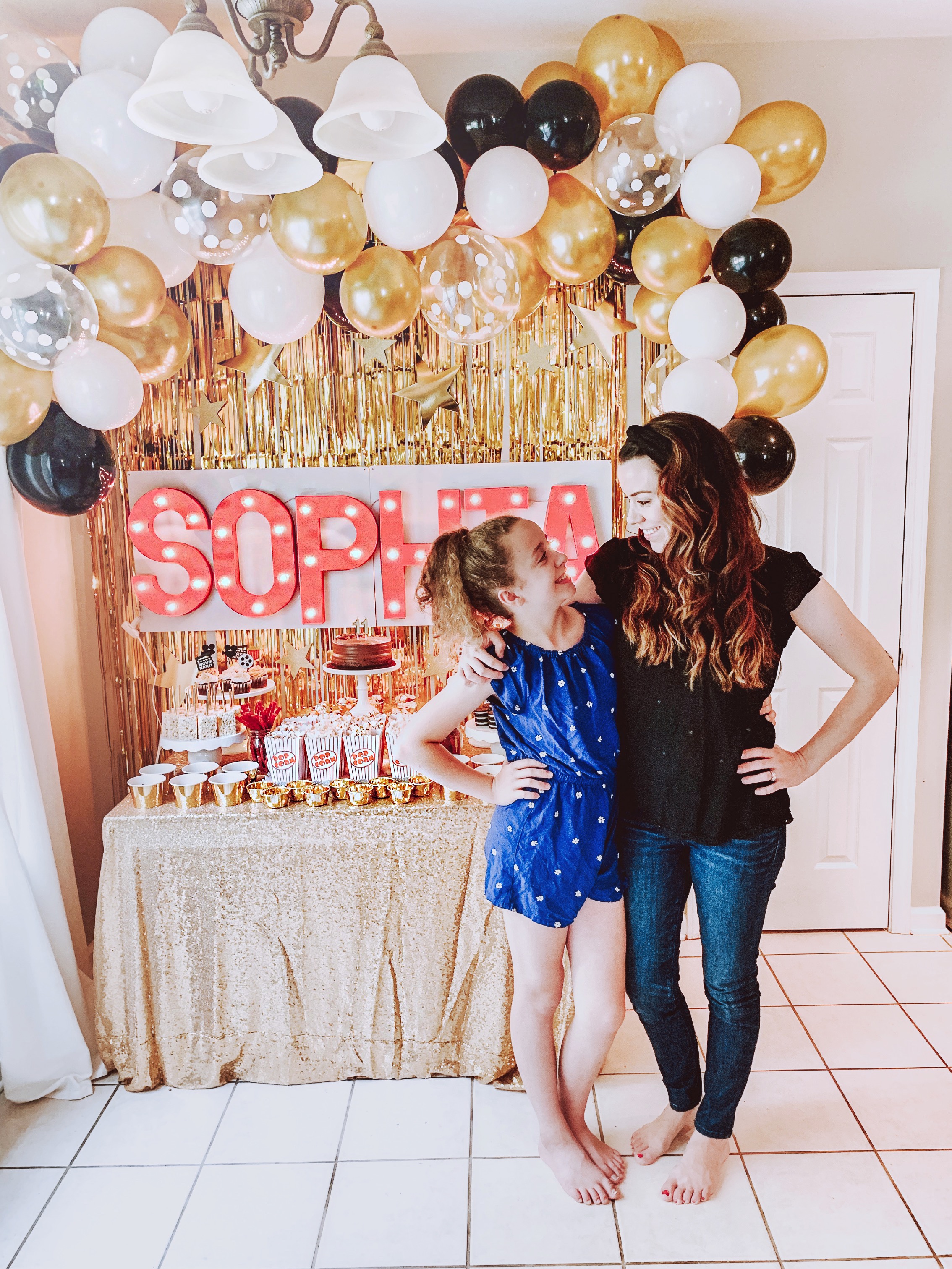 Sophia S 11th Birthday Party Hollywood Movie Theme At Home With Natalie