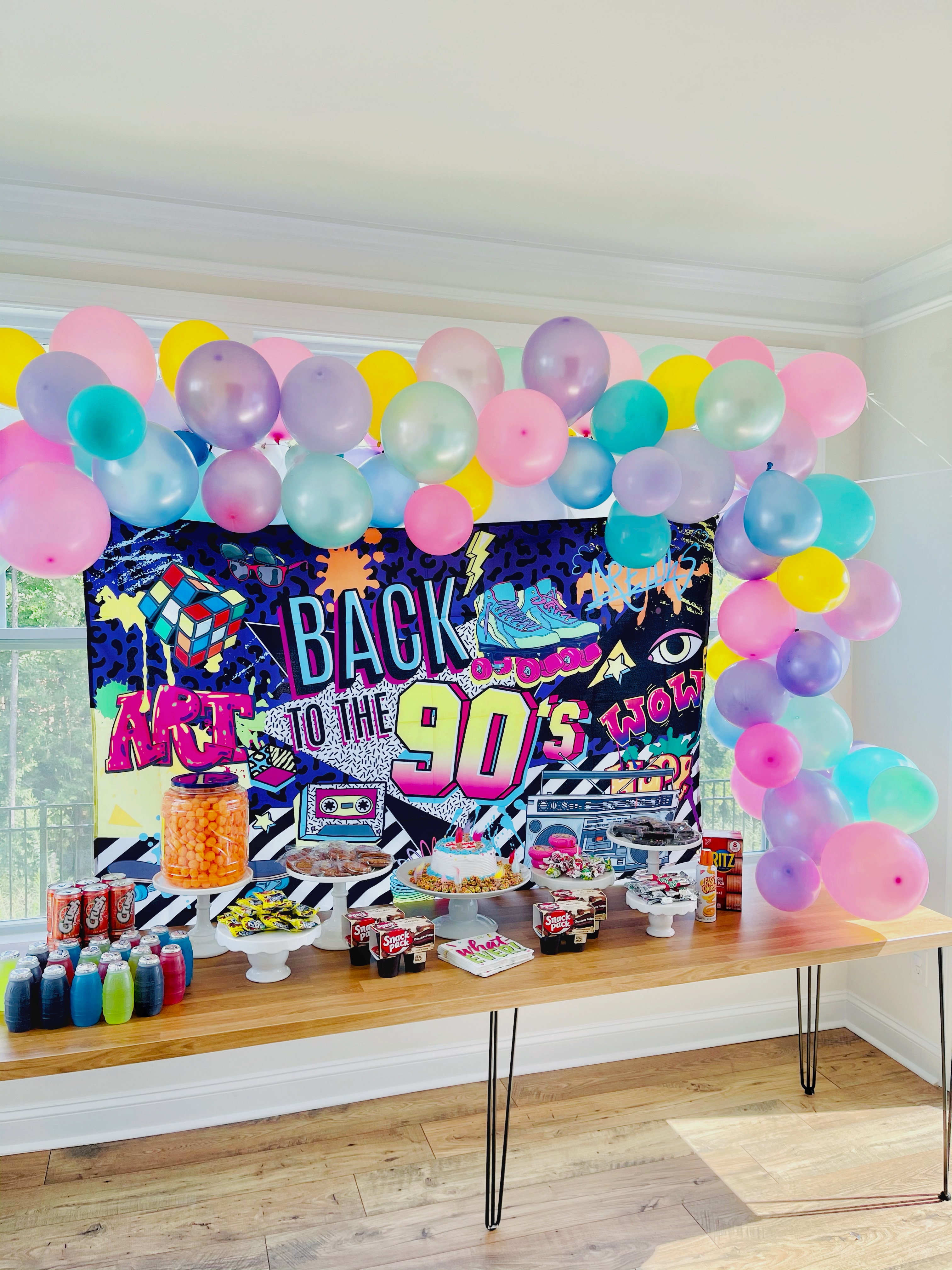 Sophia's 13th Birthday Party – 90's Theme! – At Home With Natalie