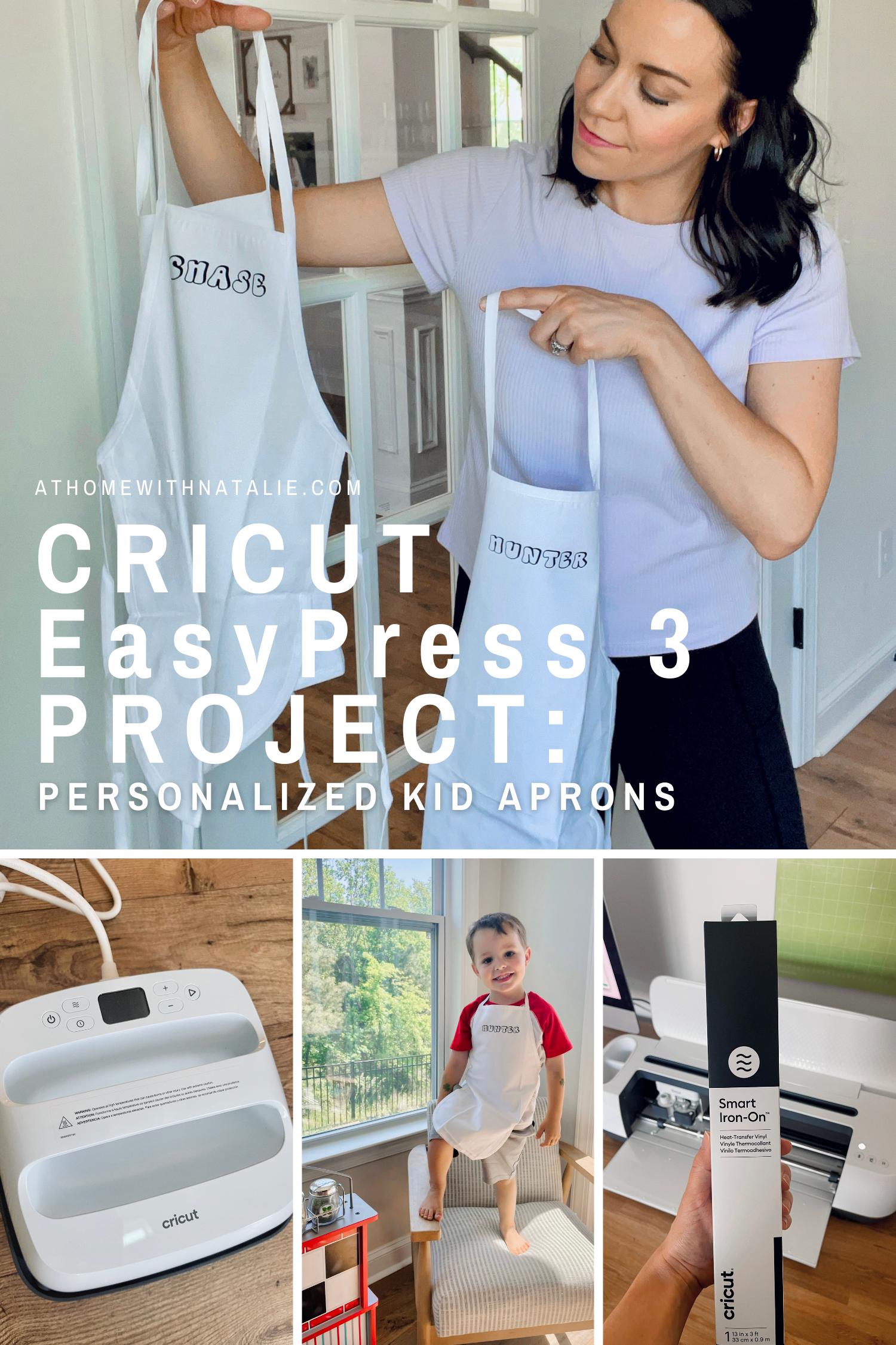 EASY DIY CHRISTMAS APRONS CRICUT TUTORIAL