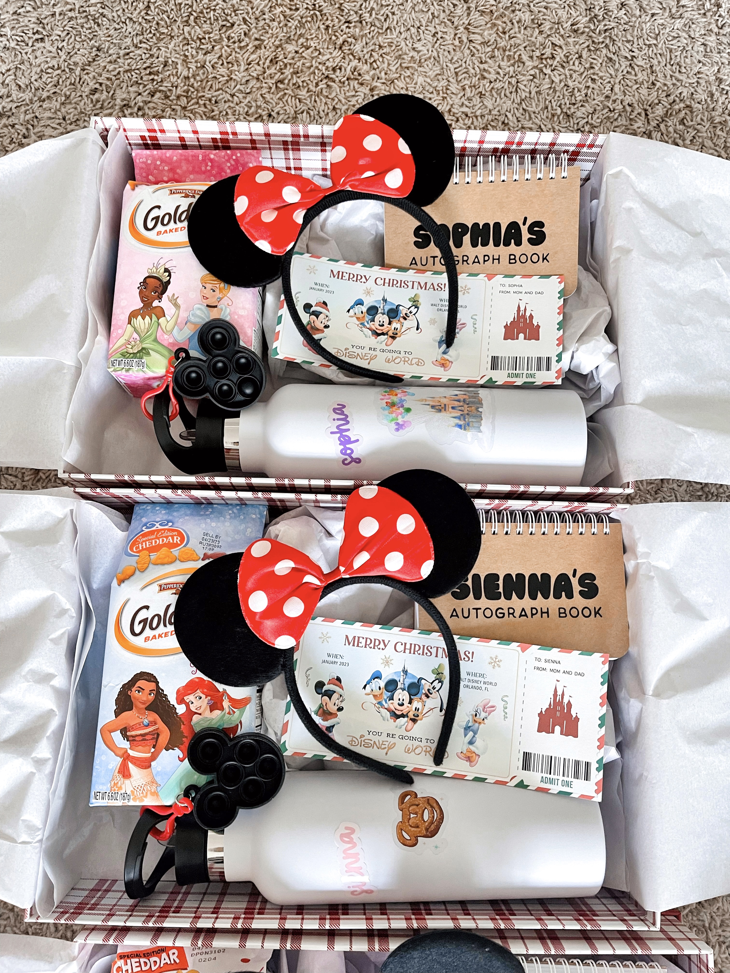 Christmas With Mickey Mouse Gift Basket