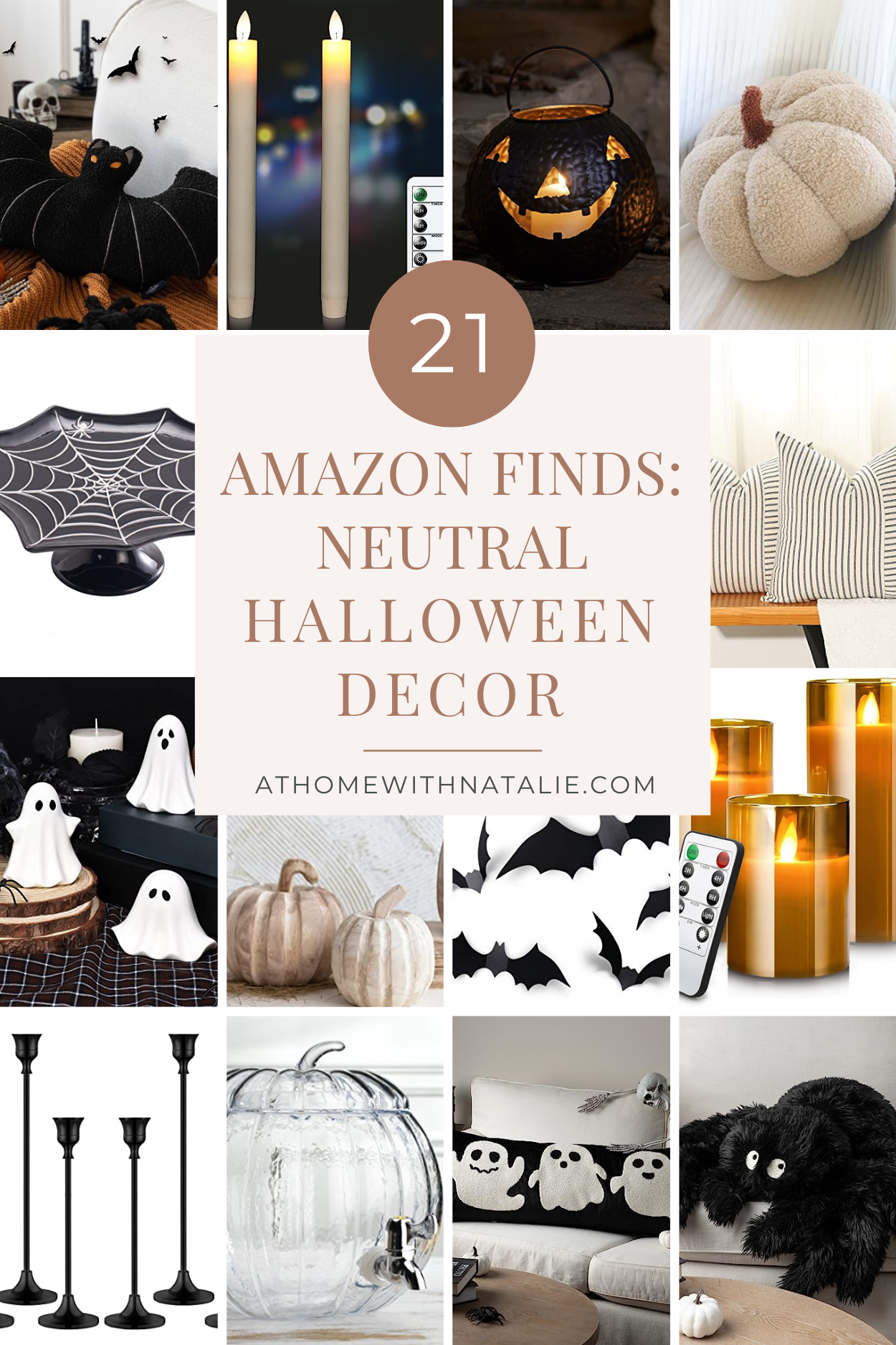 Finds-Neutral Halloween Decor – At Home With Natalie
