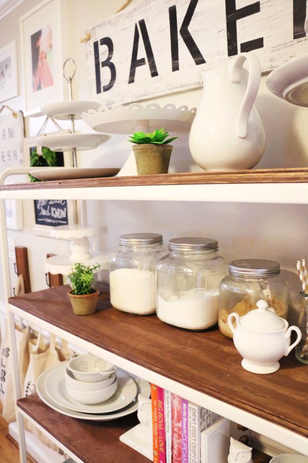 My Kitchen Shelves- Pretty Storage! – At Home With Natalie
