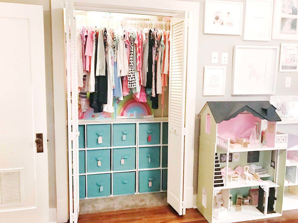 The Girls’ Shared Room – Decor and Storage – At Home With Natalie