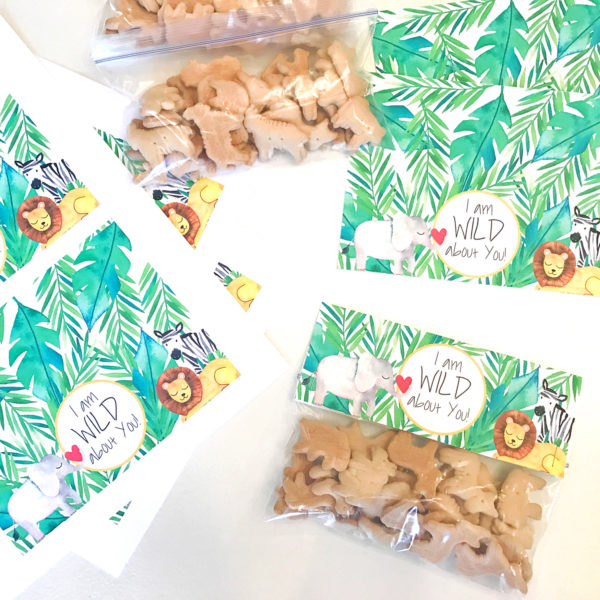 My Kids’ ‘Wild about you!’ DIY Valentines- Printable – At Home With Natalie