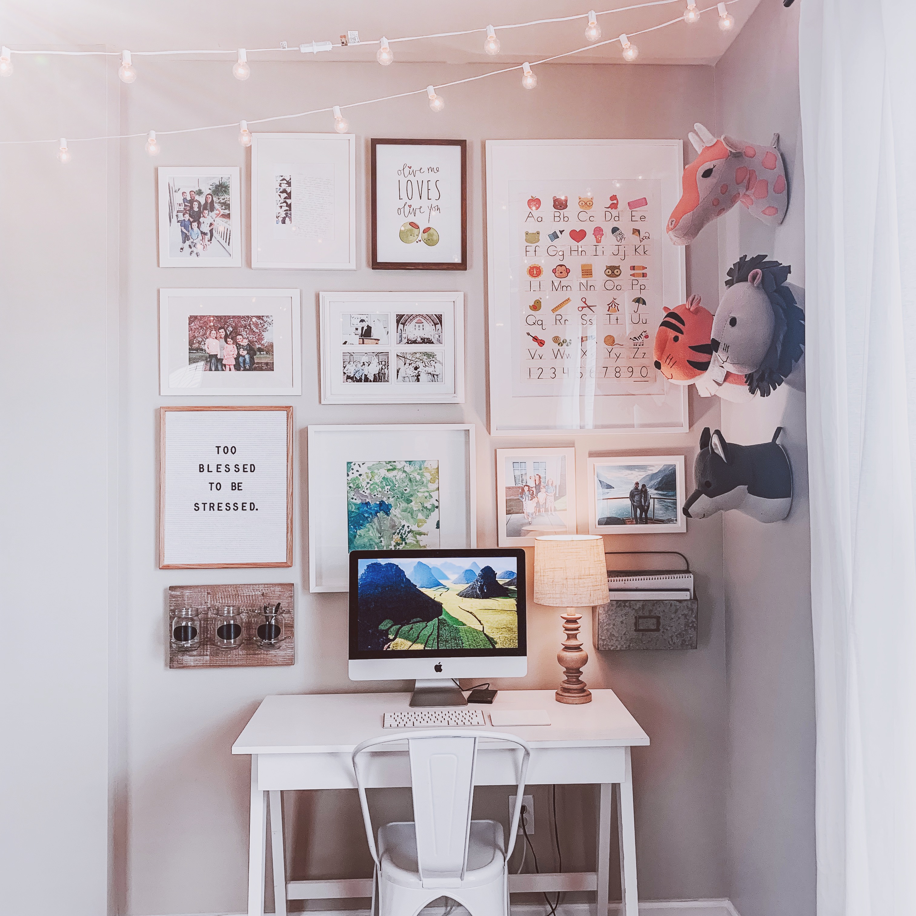 Room Tour: Our Playroom + Corner Office – At Home With Natalie